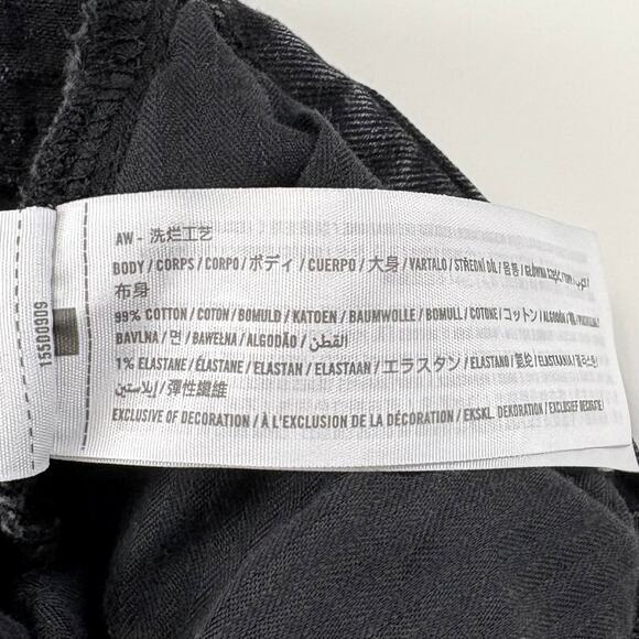 Abercrombie The Ankle Straight Ultra High Rise Jeans Size 32 Long Distressed - Picture 10 of 14